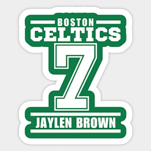 Boston Celtics Brown 7 Basketball Player Sticker